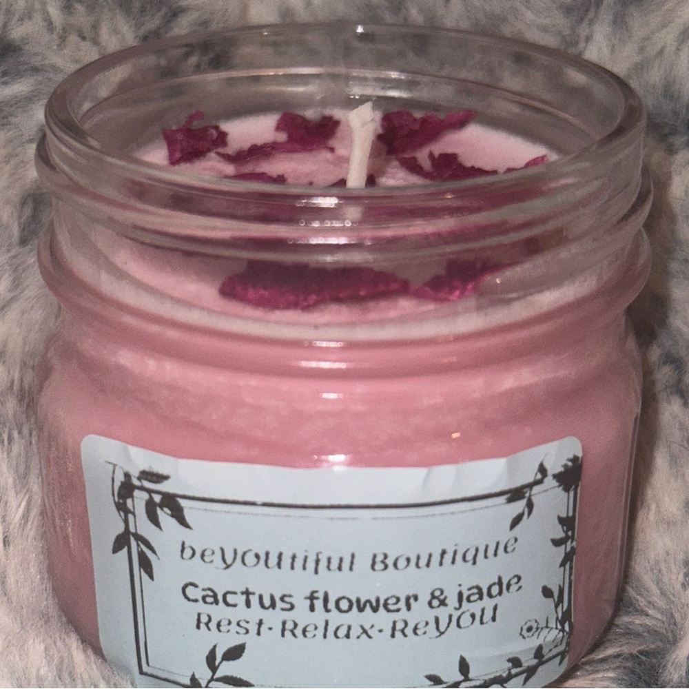 Cactus flower and jade 4oz candle